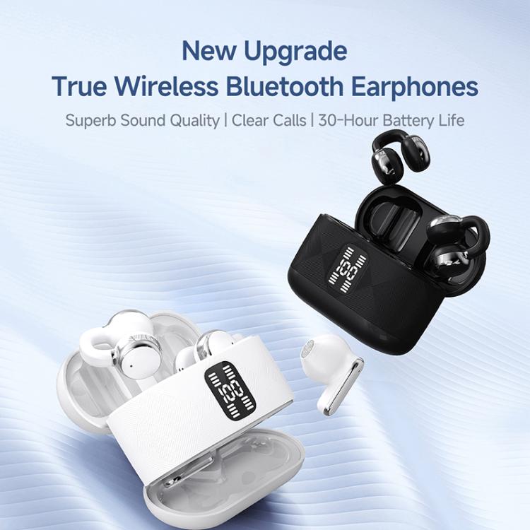 J-Q16 2 in 1 Digital Display ENC Noise Reduction Wireless Bluetooth Earphone