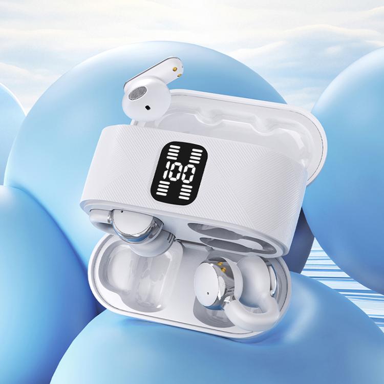 J-Q16 2 in 1 Digital Display ENC Noise Reduction Wireless Bluetooth Earphone