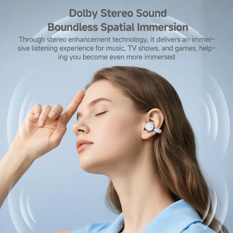 J-Q16 2 in 1 Digital Display ENC Noise Reduction Wireless Bluetooth Earphone