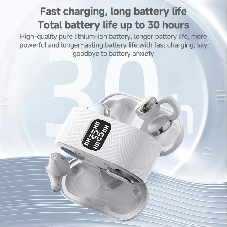 J-Q16 2 in 1 Digital Display ENC Noise Reduction Wireless Bluetooth Earphone