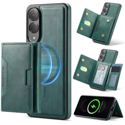 MAGKING K4 Series MagSafe RFID Tri-fold Card Bag Detachable Phone Case, For Samsung Galaxy S26+ 5G, For Samsung Galaxy S26 Ultra 5G, For Samsung Galaxy S26 5G, For Samsung Galaxy S25 FE 5G, For Samsung Galaxy S25 Edge 5G, For Samsung Galaxy S25 5G     ...