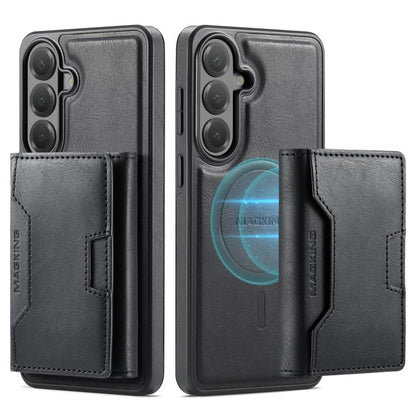 MAGKING K4 Series MagSafe RFID Tri-fold Card Bag Detachable Phone Case, For Samsung Galaxy S26+ 5G, For Samsung Galaxy S26 Ultra 5G, For Samsung Galaxy S26 5G, For Samsung Galaxy S25 FE 5G, For Samsung Galaxy S25 Edge 5G, For Samsung Galaxy S25 5G     ...