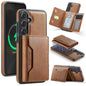 MAGKING K4 Series MagSafe RFID Tri-fold Card Bag Detachable Phone Case, For Galaxy S24 Ultra 5G, For Galaxy S24+ 5G, For Galaxy S24 5G