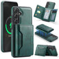 MAGKING K4 Series MagSafe RFID Tri-fold Card Bag Detachable Phone Case, For Galaxy S24 Ultra 5G, For Galaxy S24+ 5G, For Galaxy S24 5G