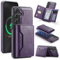 MAGKING K4 Series MagSafe RFID Tri-fold Card Bag Detachable Phone Case, For Galaxy S24 Ultra 5G, For Galaxy S24+ 5G, For Galaxy S24 5G