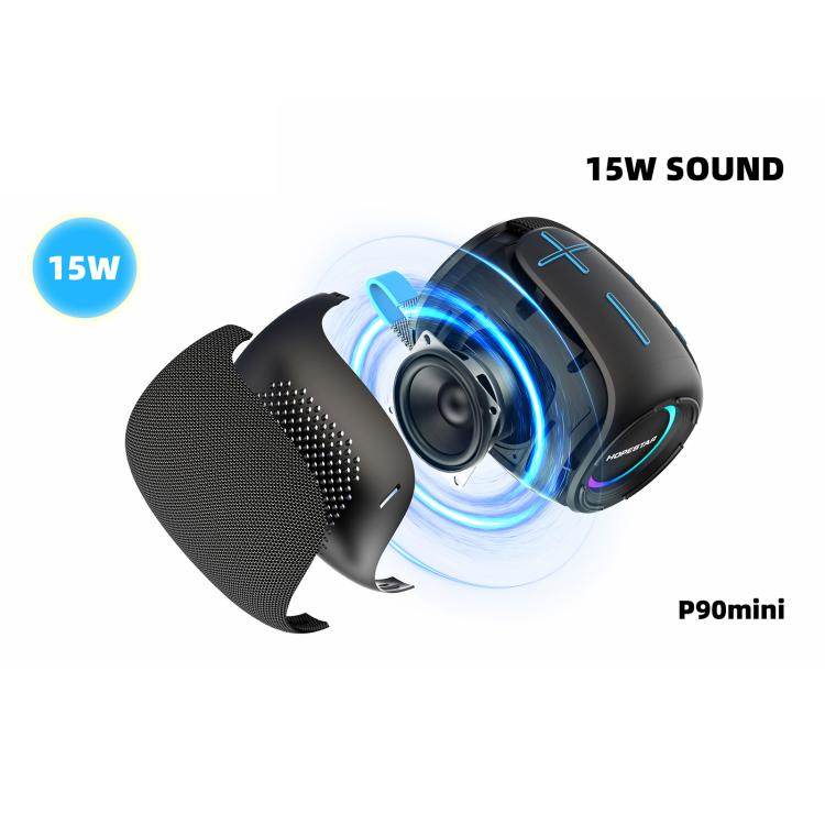 HOPESTAR P90 mini 15W Outdoor IPX6 Waterproof Mini Bluetooth Speaker