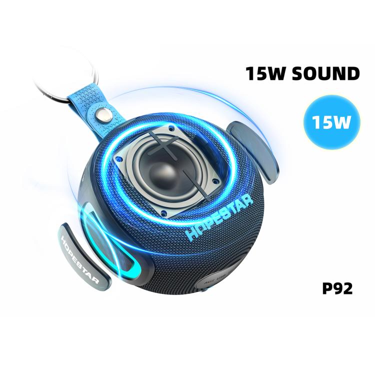 HOPESTAR P92 15W Outdoor IPX7 Waterproof Wireless Bluetooth Speaker