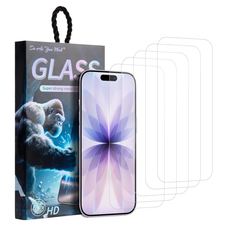 5pcs / Pack Do As You Wish HD Tempered Glass Film