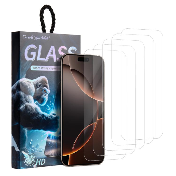 5pcs / Pack Do As You Wish HD Tempered Glass Film