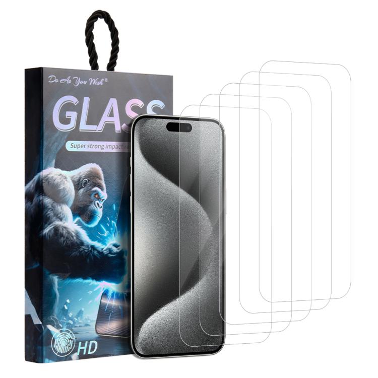 5pcs / Pack Do As You Wish HD Tempered Glass Film