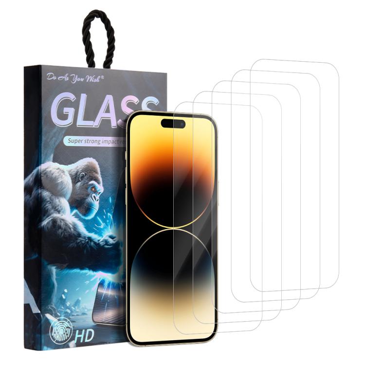 5pcs / Pack Do As You Wish HD Tempered Glass Film