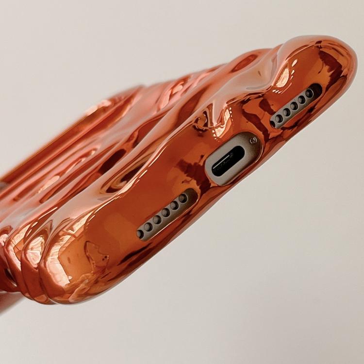 Cream Texture Electroplating TPU Full Coverage Phone Case