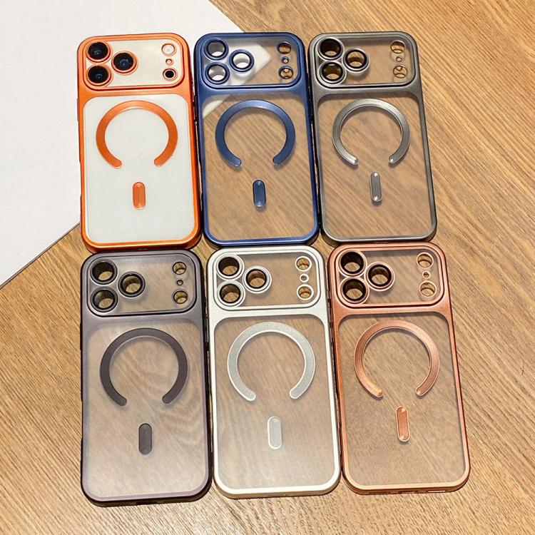 Change to 17 Series Magnetic MagSafe Frosted TPU Phone Case