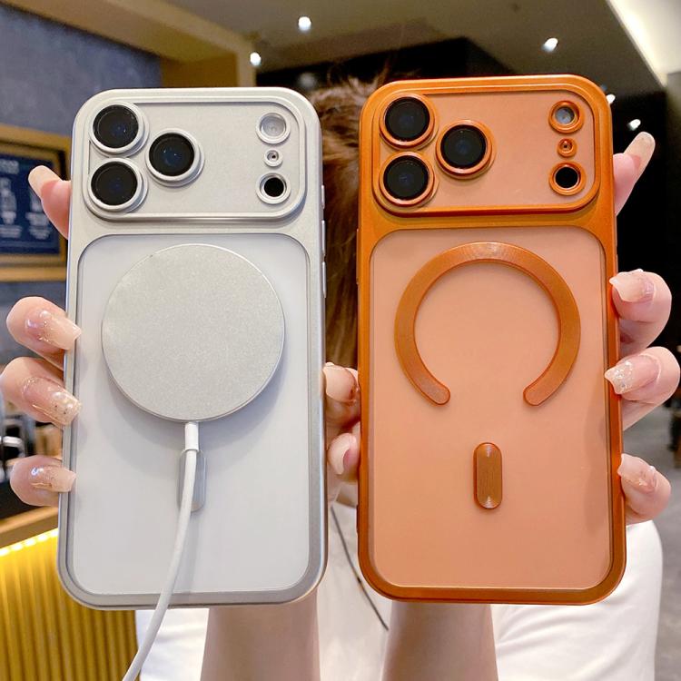 Change to 17 Series Magnetic MagSafe Frosted TPU Phone Case