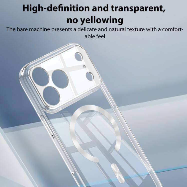 GKK Phantom CD Pattern Magnetic MagSafe Transparent Phone Case