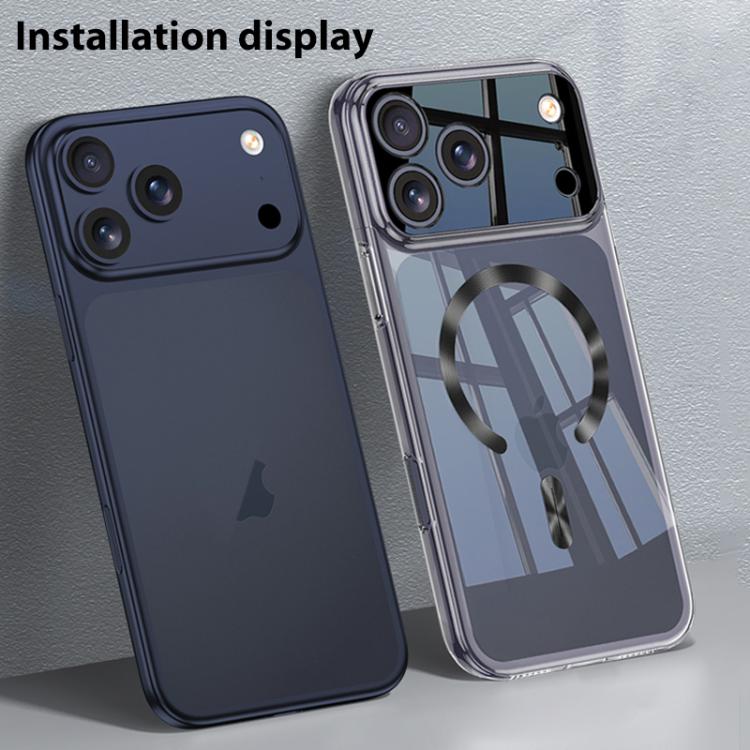 GKK Phantom CD Pattern Magnetic MagSafe Transparent Phone Case