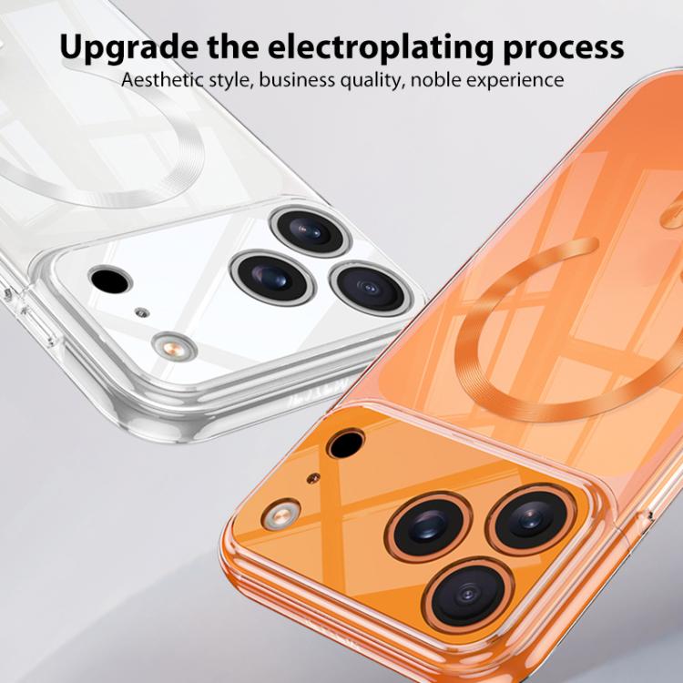 GKK Phantom CD Pattern Magnetic MagSafe Transparent Phone Case