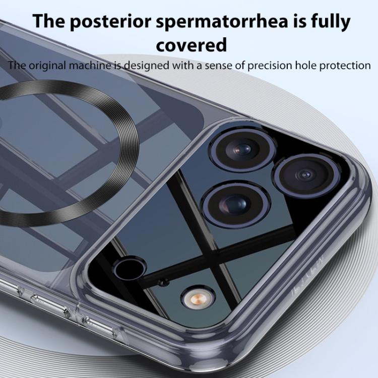 GKK Phantom CD Pattern Magnetic MagSafe Transparent Phone Case