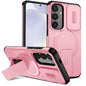 Sliding Camshield MagSafe Holder Phone Case, For Samsung Galaxy S25 Ultra 5G, For Samsung Galaxy S24 FE 5G, For Samsung Galaxy S24 Ultra 5G, For Samsung Galaxy S24+ 5G, For Samsung Galaxy S23 Ultra 5G, For Samsung Galaxy S23+ 5G