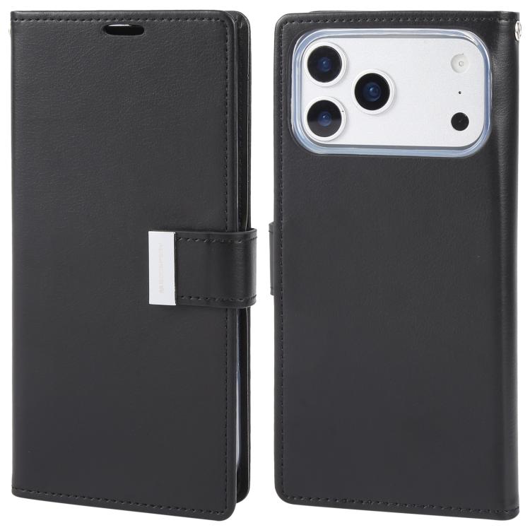 GOOSPERY RICH DIARY Crazy Horse Texture Leather Phone Case