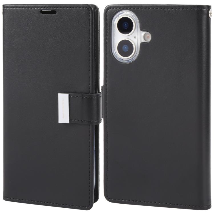 GOOSPERY RICH DIARY Crazy Horse Texture Leather Phone Case