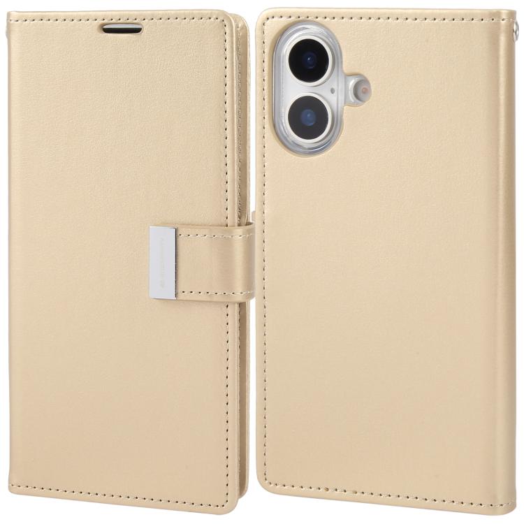 GOOSPERY RICH DIARY Crazy Horse Texture Leather Phone Case