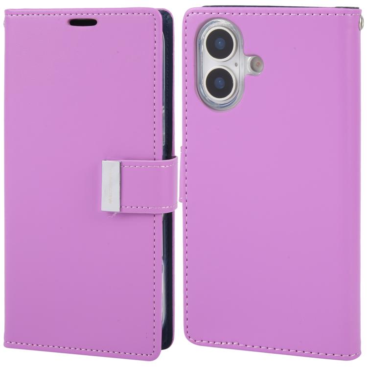 GOOSPERY RICH DIARY Crazy Horse Texture Leather Phone Case