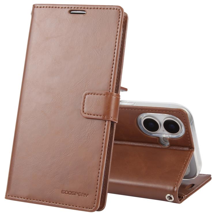 GOOSPERY BLUE MOON Crazy Horse Texture Leather Phone Case