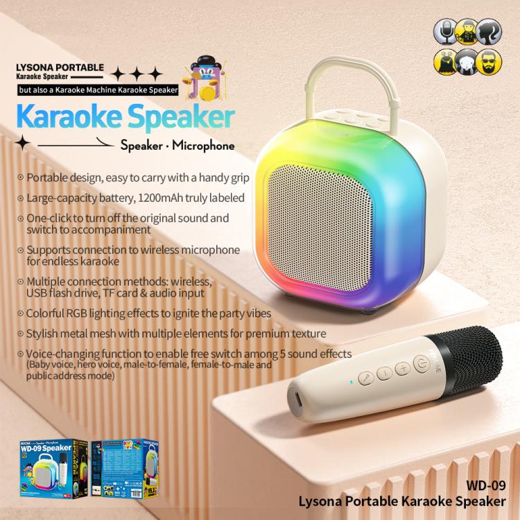 WEKOME WD-09 Lysona Portable Karaoke Speaker