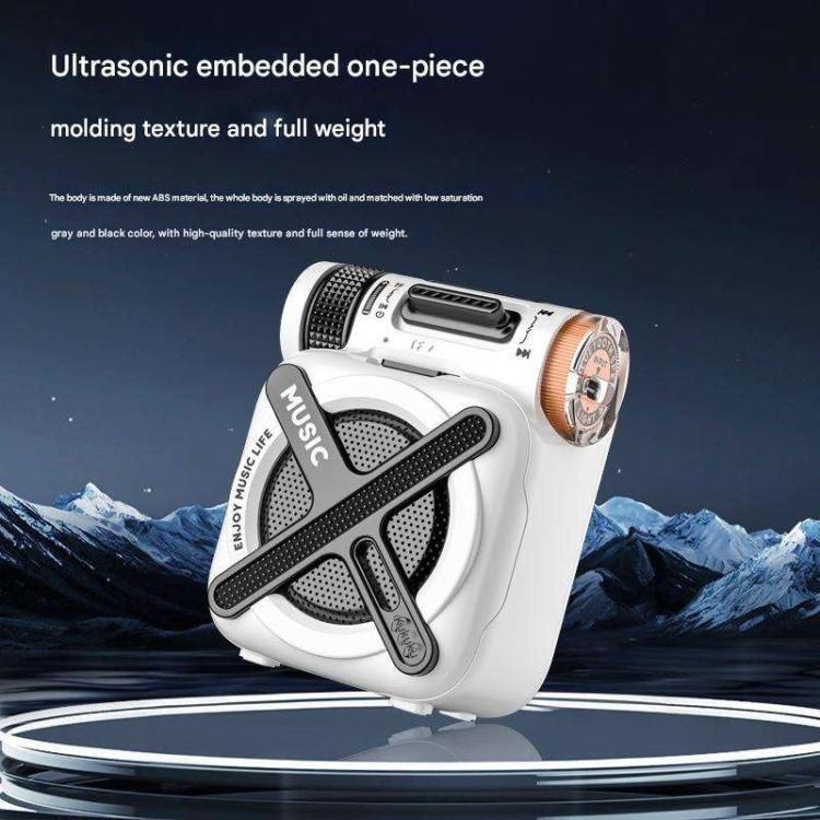 M3 Portable Outdoor Aluminum Alloy Mini Speaker Supports TF Card