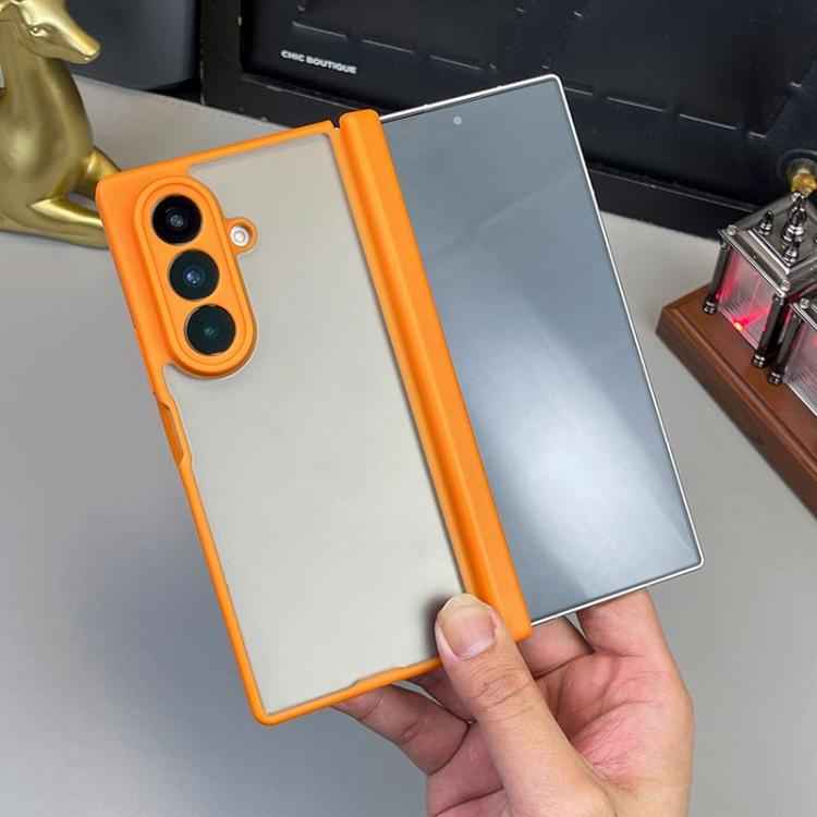 Matte Skin Feel Dual Axis Folding Phone Case, For Samsung Galaxy Z Fold7 5G