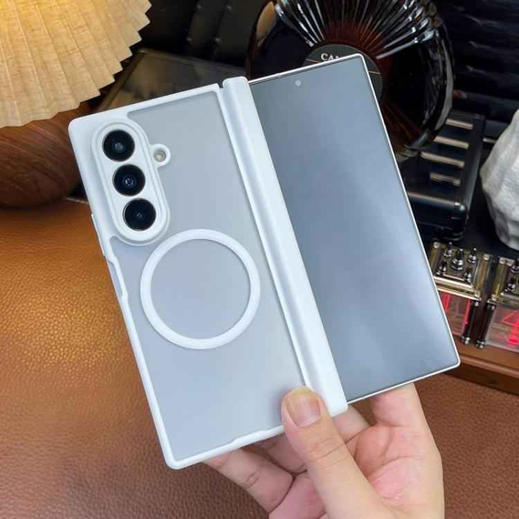 Matte Skin Feel MagSafe Dual Axis Folding Phone Case, For Samsung Galaxy Z Fold7 5G