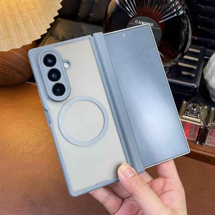 Matte Skin Feel MagSafe Dual Axis Folding Phone Case, For Samsung Galaxy Z Fold7 5G