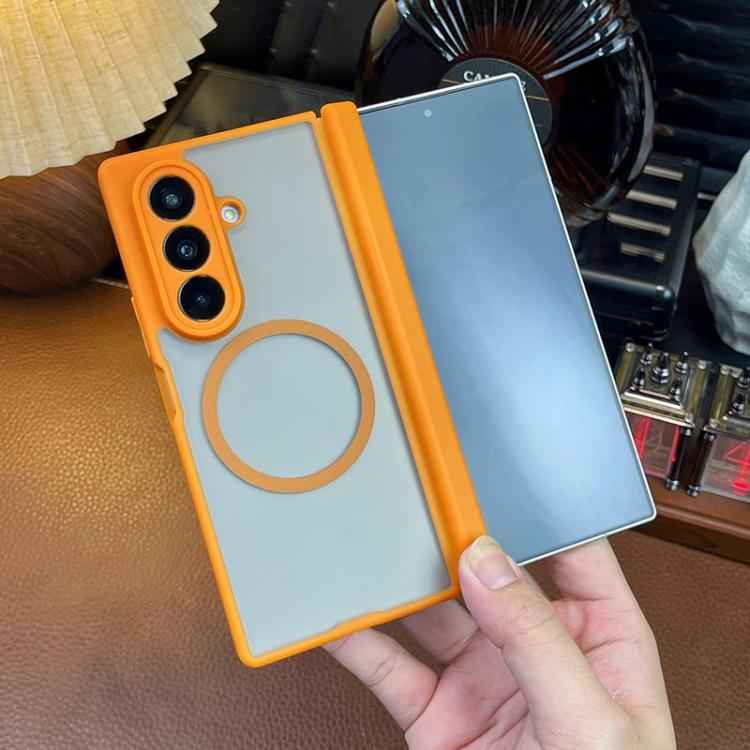 Matte Skin Feel MagSafe Dual Axis Folding Phone Case, For Samsung Galaxy Z Fold7 5G