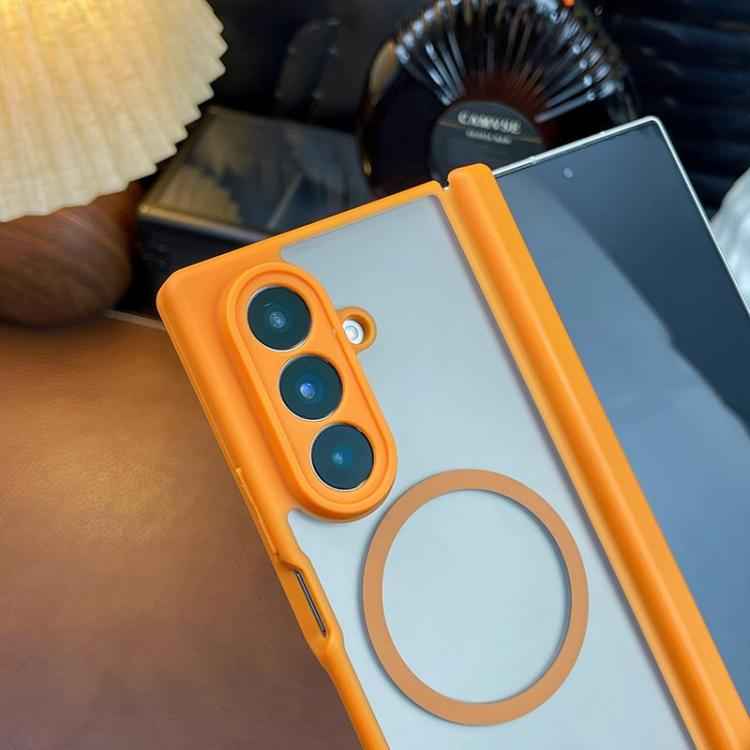 Matte Skin Feel MagSafe Dual Axis Folding Phone Case, For Samsung Galaxy Z Fold7 5G