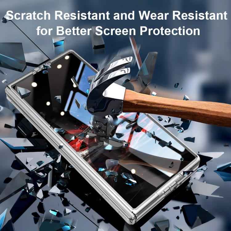 HD Integrated Screen Protector Folding Phone Case with Hinge, For Samsung Galaxy Z Fold7 5G, For Samsung Galaxy Z Fold6, For Samsung Galaxy Z Fold5, For Samsung Galaxy Z Fold4