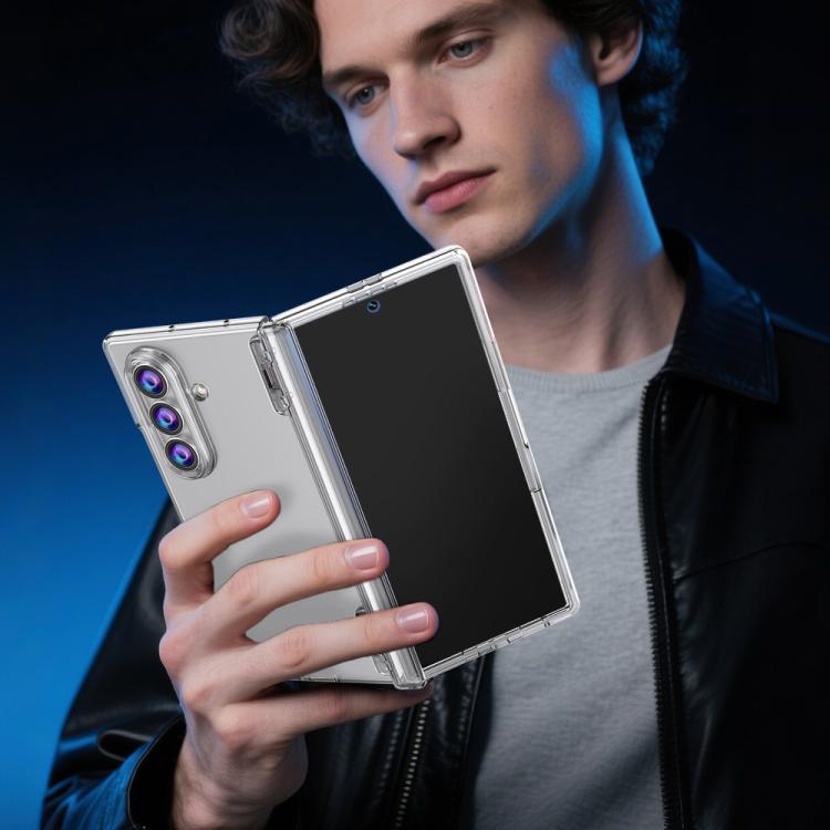 HD Integrated Screen Protector Folding Phone Case with Hinge, For Samsung Galaxy Z Fold7 5G