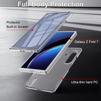 HD Integrated Screen Protector Folding Phone Case with Hinge, For Samsung Galaxy Z Fold7 5G