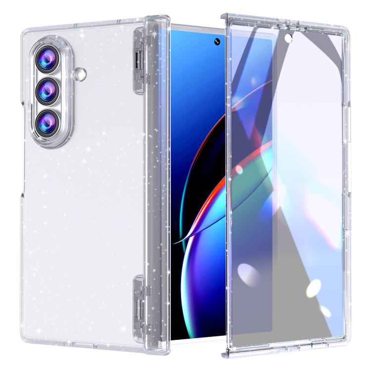 HD Integrated Screen Protector Folding Phone Case with Hinge, For Samsung Galaxy Z Fold7 5G, For Samsung Galaxy Z Fold6, For Samsung Galaxy Z Fold5, For Samsung Galaxy Z Fold4