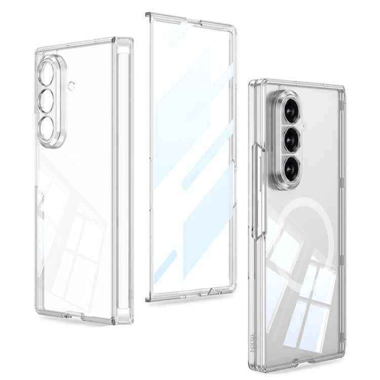 GKK MagSafe Magnetic Folding Transparent Phone Case, For Samsung Galaxy Z Fold7 5G