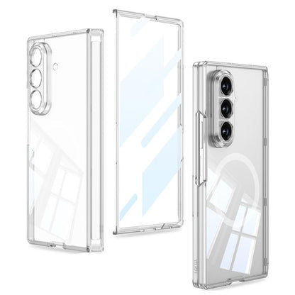 GKK MagSafe Magnetic Folding Transparent Phone Case, For Galaxy Z Fold8 5G, For Galaxy Z Fold8 Ultra 5G, For Samsung Galaxy Z Fold7 5G