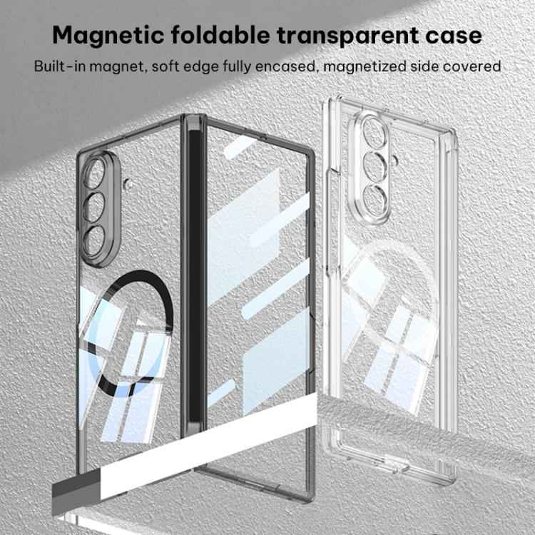 GKK MagSafe Magnetic Folding Transparent Phone Case, For Samsung Galaxy Z Fold7 5G