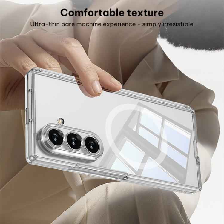 GKK MagSafe Magnetic Folding Transparent Phone Case, For Samsung Galaxy Z Fold7 5G