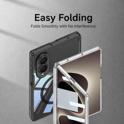 GKK MagSafe Magnetic Folding Transparent Phone Case, For Galaxy Z Fold8 5G, For Galaxy Z Fold8 Ultra 5G, For Samsung Galaxy Z Fold7 5G