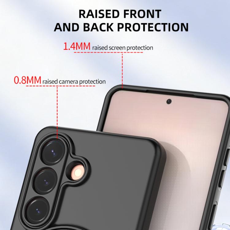 Ring Shield MagSafe TPU Phone Case with 360 Degree Rotating Holder, For Samsung Galaxy S26+ 5G, For Samsung Galaxy S26 Ultra 5G, For Samsung Galaxy S26 5G, For Samsung Galaxy S25 5G, For Samsung Galaxy S25 Ultra 5G, For Samsung Galaxy S24 Ultra 5G     ...