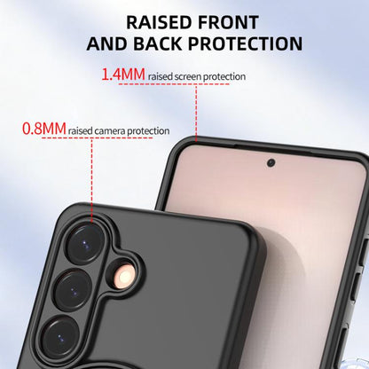 Ring Shield MagSafe TPU Phone Case with 360 Degree Rotating Holder, For Samsung Galaxy S26+ 5G, For Samsung Galaxy S26 Ultra 5G, For Samsung Galaxy S26 5G, For Samsung Galaxy S25 5G, For Samsung Galaxy S25 Ultra 5G, For Samsung Galaxy S24 Ultra 5G     ...
