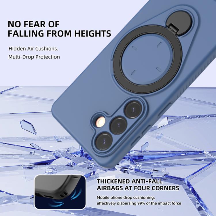 Ring Shield MagSafe TPU Phone Case with 360 Degree Rotating Holder, For Samsung Galaxy S26+ 5G, For Samsung Galaxy S26 Ultra 5G, For Samsung Galaxy S26 5G, For Samsung Galaxy S25 5G, For Samsung Galaxy S25 Ultra 5G, For Samsung Galaxy S24 Ultra 5G     ...