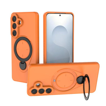 Ring Shield MagSafe TPU Phone Case with 360 Degree Rotating Holder, For Samsung Galaxy S26+ 5G, For Samsung Galaxy S26 Ultra 5G, For Samsung Galaxy S26 5G, For Samsung Galaxy S25 5G, For Samsung Galaxy S25 Ultra 5G, For Samsung Galaxy S24 Ultra 5G     ...