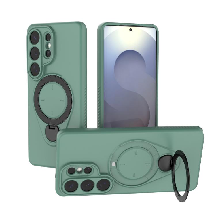 Ring Shield MagSafe TPU Phone Case with 360 Degree Rotating Holder, For Samsung Galaxy S26+ 5G, For Samsung Galaxy S26 Ultra 5G, For Samsung Galaxy S26 5G, For Samsung Galaxy S25 5G, For Samsung Galaxy S25 Ultra 5G, For Samsung Galaxy S24 Ultra 5G     ...