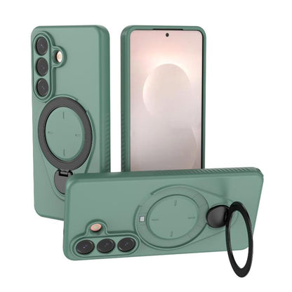 Ring Shield MagSafe TPU Phone Case with 360 Degree Rotating Holder, For Samsung Galaxy S26+ 5G, For Samsung Galaxy S26 Ultra 5G, For Samsung Galaxy S26 5G, For Samsung Galaxy S25 5G, For Samsung Galaxy S25 Ultra 5G, For Samsung Galaxy S24 Ultra 5G     ...